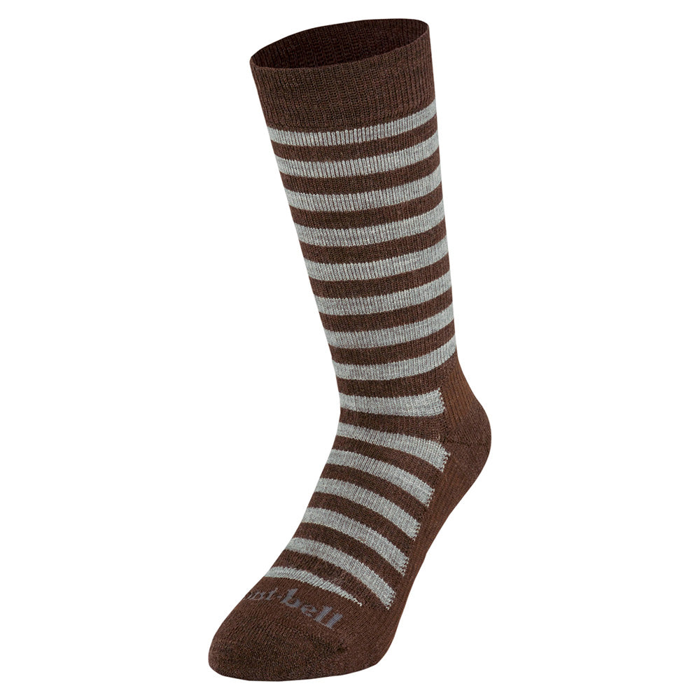 More Mile Men's Merino Wool Walking Socks - Thick Winter Hiking Boot Socks, Grey, Mid Calf