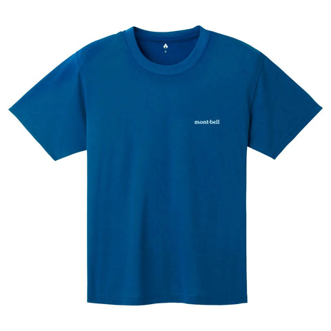 Montbell Pear Skin Cotton T Summer Clouds