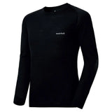 Montbell Super Merino Wool Middle Weight Round Neck Shirt Men's
