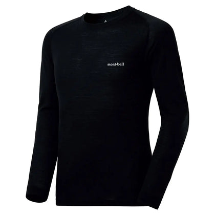 Montbell Super Merino Wool Middle Weight Round Neck Shirt Men's