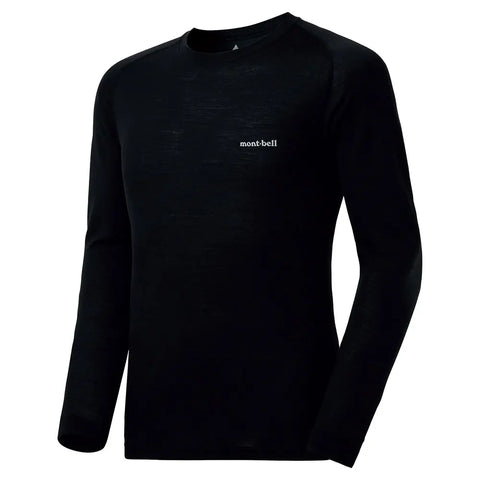 Montbell Super Merino Wool Middle Weight Round Neck Shirt Men's