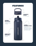 LifeStraw Go 2.0 Stainless Steel Water Filter Bottle 1L