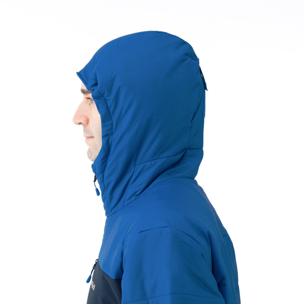 Montreux Wool-Blend Charcoal Insulated Parka - Red